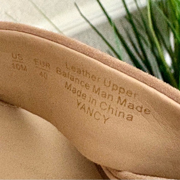 Sam Edelman Nude Suede Heeled Sandals - Picture 8 of 10